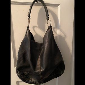 Lucky Brand Black Hobo Purse